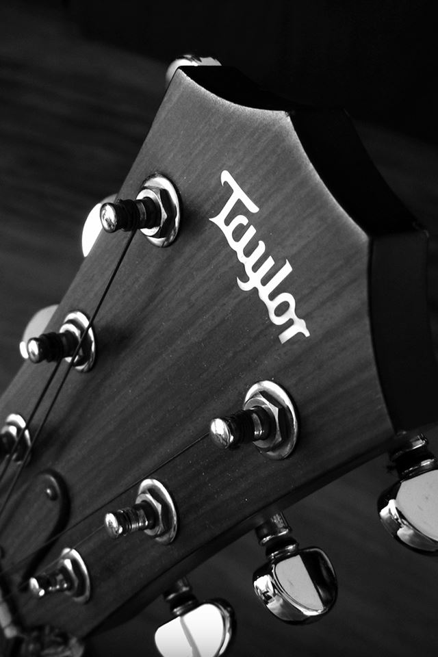 640x960 Taylor Guitar - white iPhone 4s Wallpaper