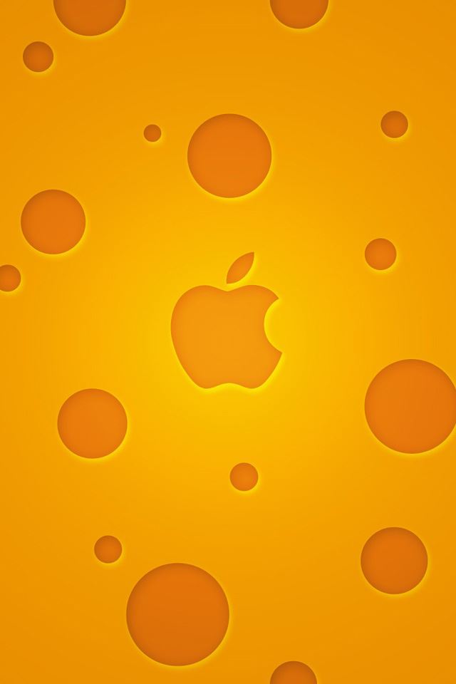 640x960 Tasty Cheese Apple - apple iPhone 4s Wallpaper