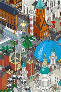 Pixel Amusement Park wallpaper