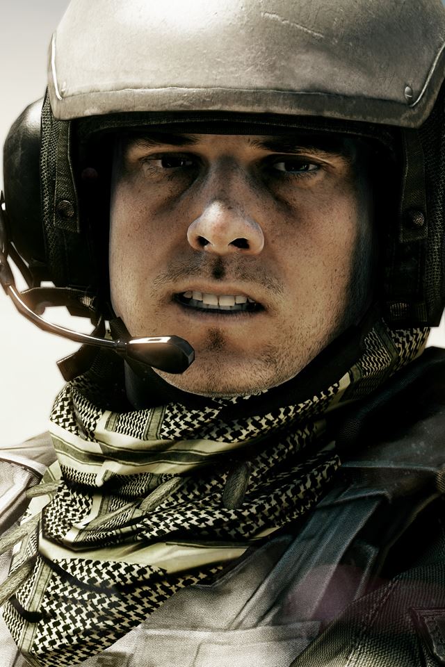 640x960 Battlefield 3 - soldier iPhone 4s Wallpaper