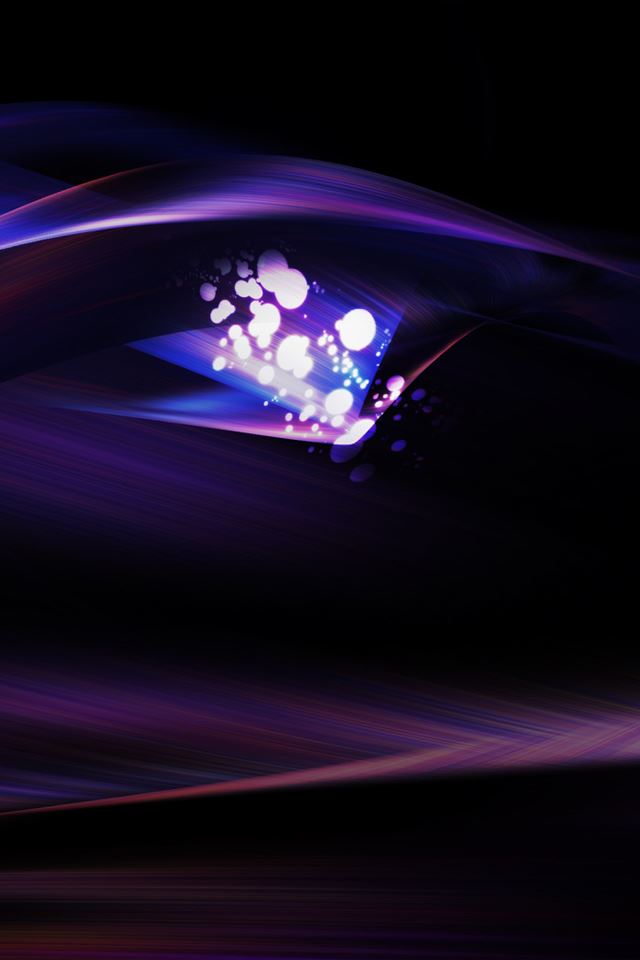 640x960 Abstract Light Bokeh - dark (black) iPhone 4s Wallpaper