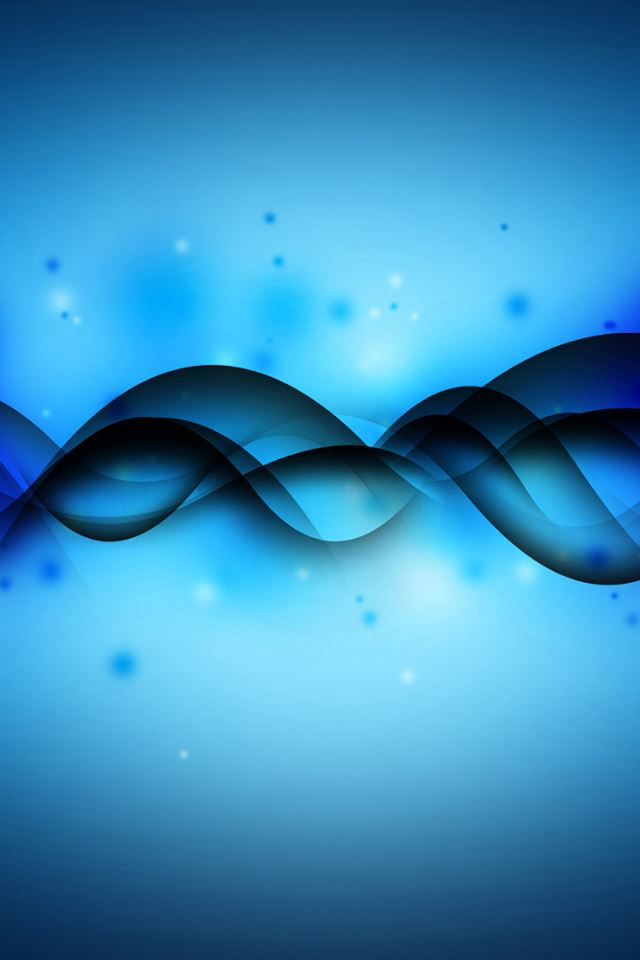 640x960 Abstract Sound Waves - dark (black) iPhone 4s Wallpaper
