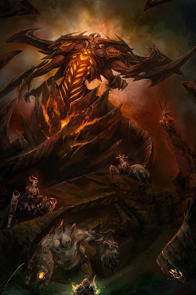 640x960 Diablo 3 - black iPhone 4s Wallpaper