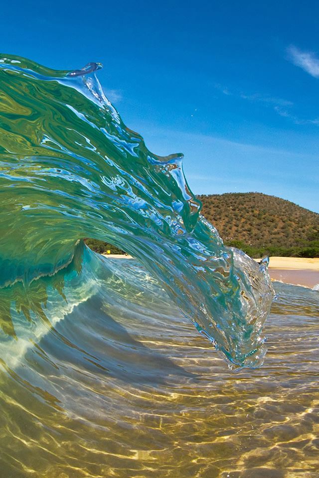 640x960 Hawaii swirl - beach iPhone 4s Wallpaper