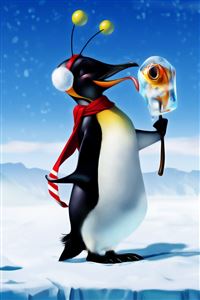 Penguin Smiling wallpaper