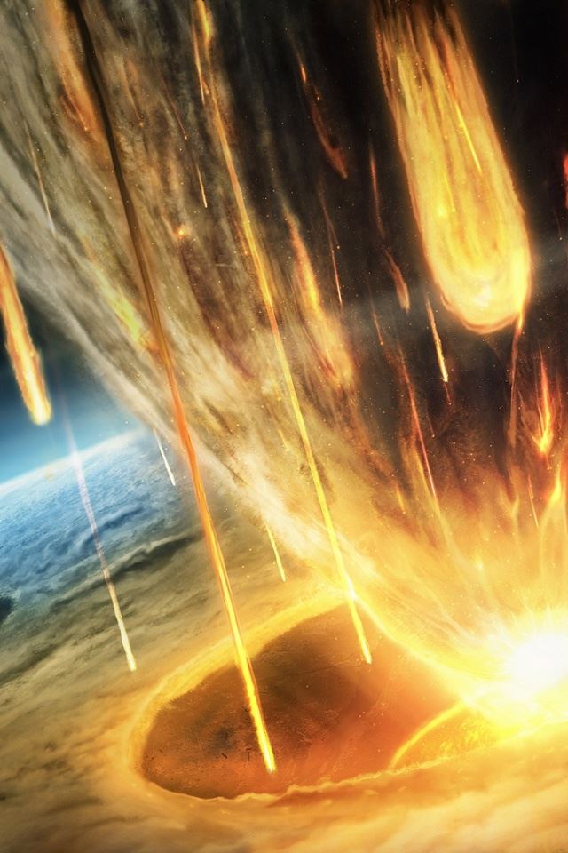 640x960 Earth 2049 - golden iPhone 4s Wallpaper