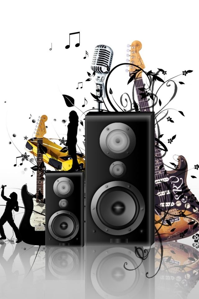 640x960 Shutterstock music -  iPhone 4s Wallpaper