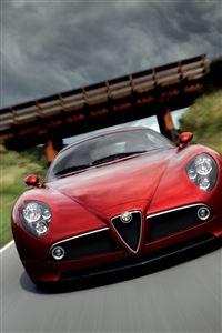Alfa Romeo 8C front wallpaper