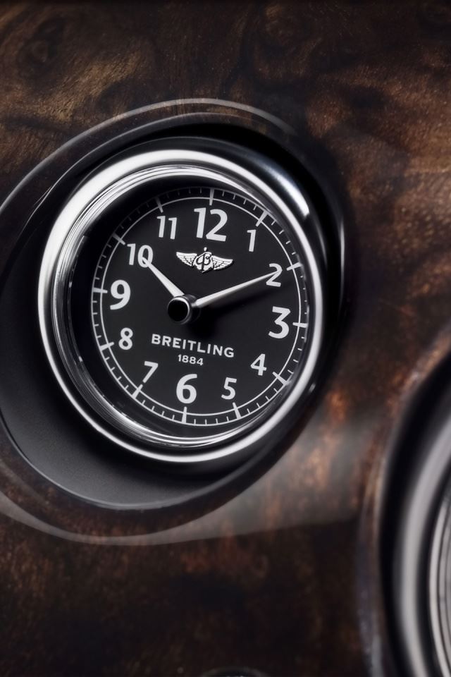 640x960 flying spur breitling clock - clock iPhone 4s Wallpaper
