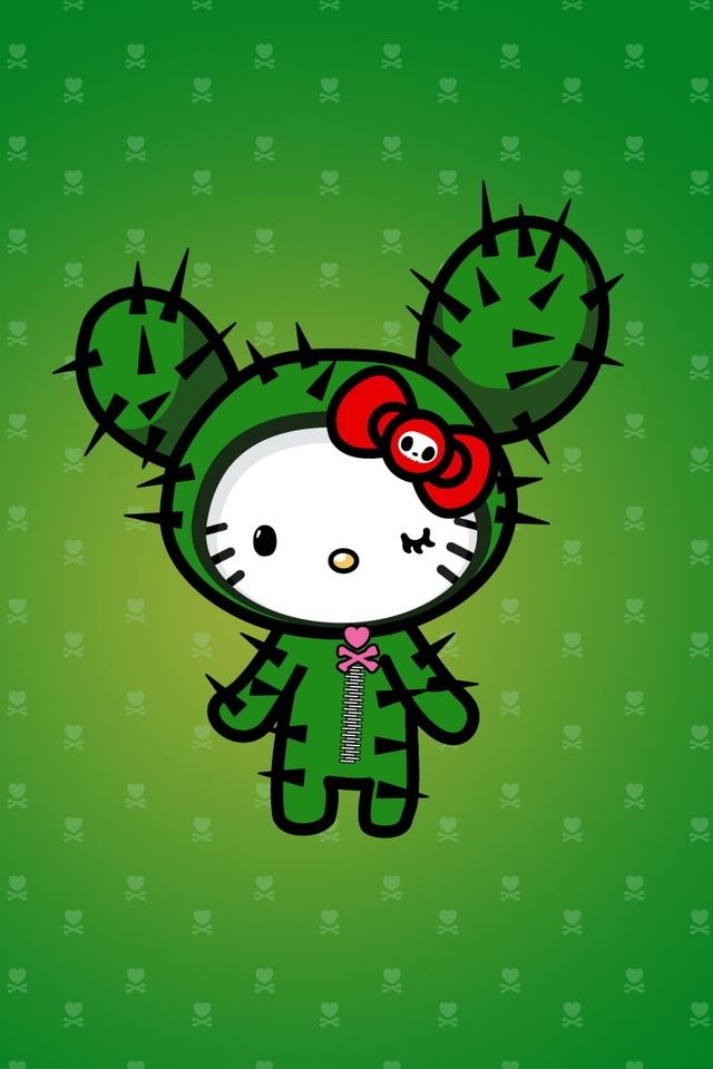 Hello Kitty Emo iPhone 4s Wallpapers
