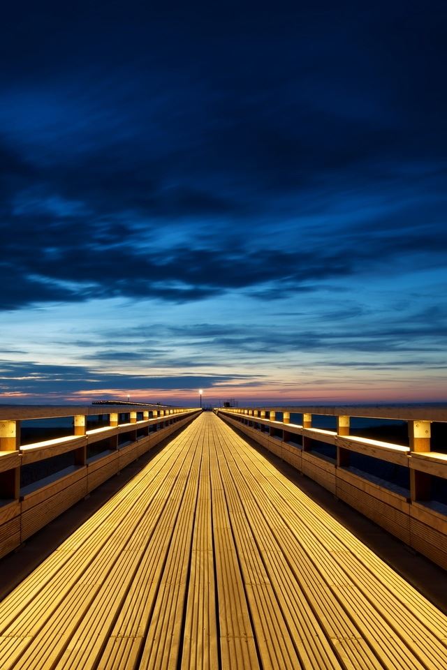 640x960 Wood Bridge - bridge iPhone 4s Wallpaper