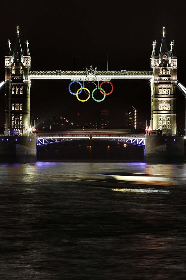 640x960 London Bridge At Night - london iPhone 4s Wallpaper