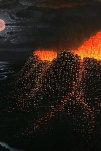 Volcanic eruption wallpaper