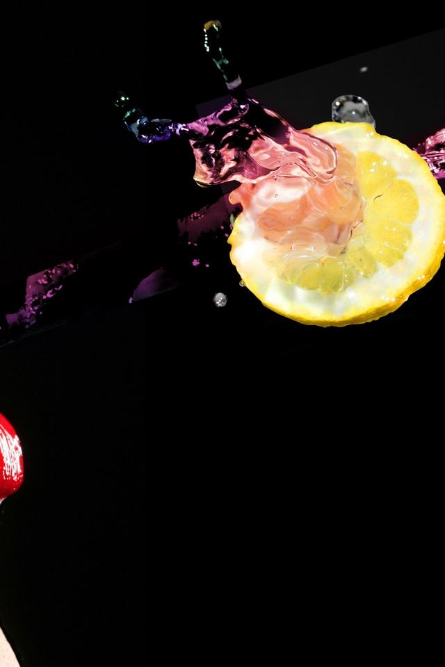 640x960 She Loves Orange - water iPhone 4s Wallpaper