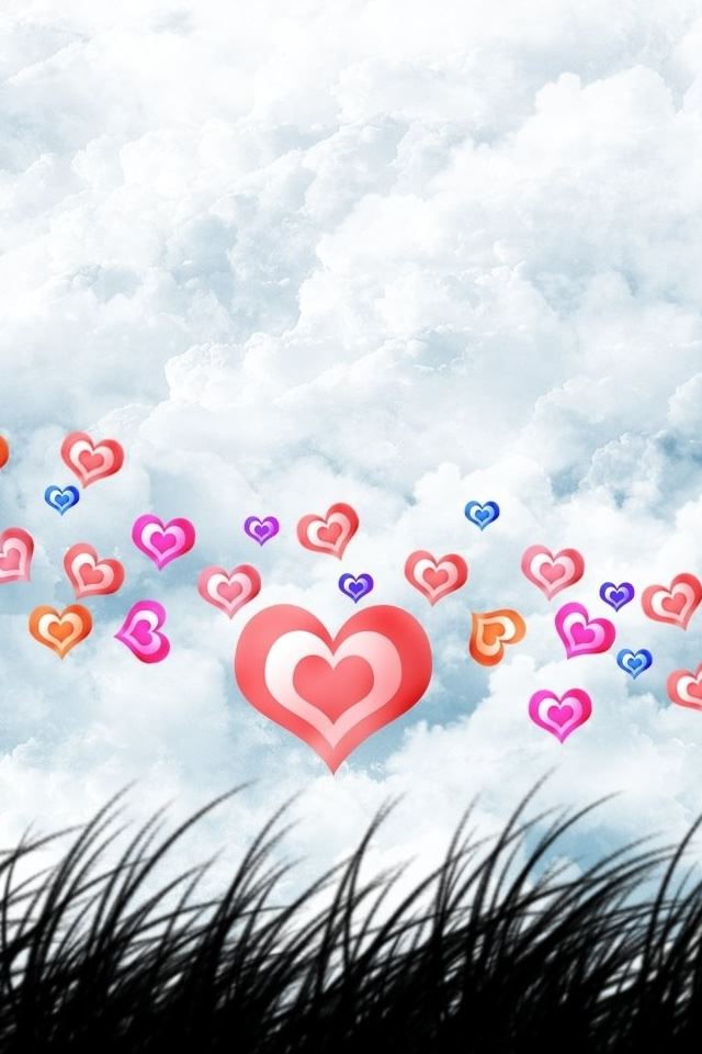 640x960 Joy Of Love - grass iPhone 4s Wallpaper