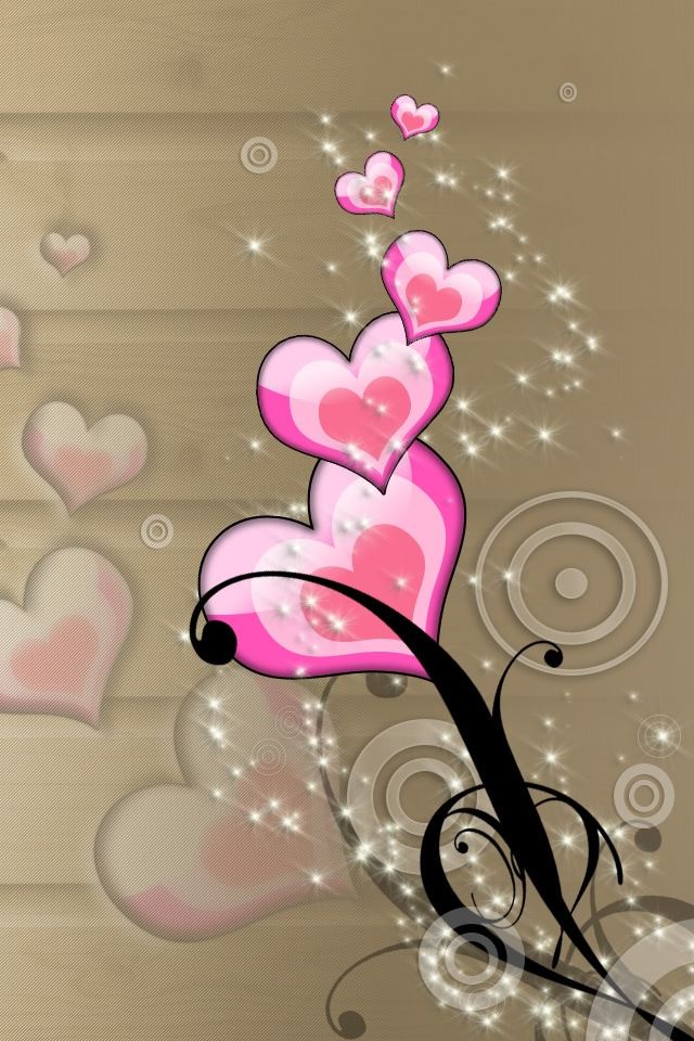 640x960 Fall In Love -  iPhone 4s Wallpaper