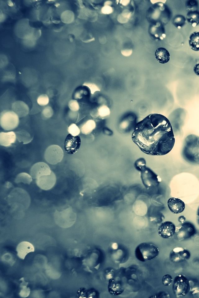 640x960 Pure Drops - drops iPhone 4s Wallpaper