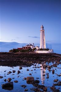 Saint Marys Lighthouse Whitley wallpaper