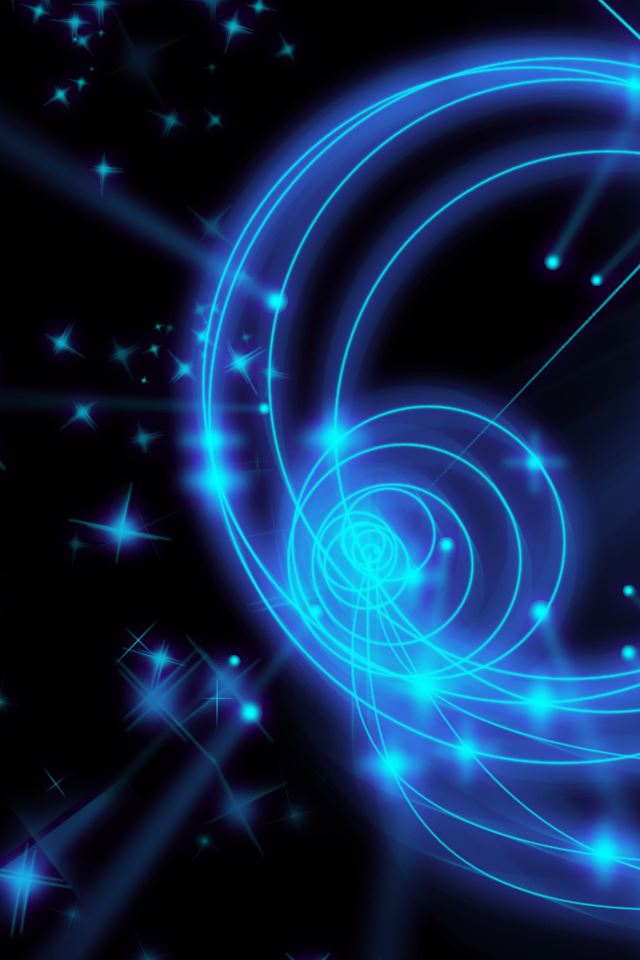 640x960 Stars And Circles -  iPhone 4s Wallpaper