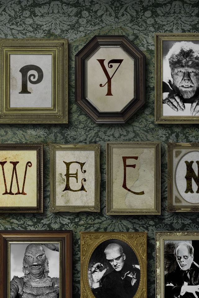 640x960 Halloween Monsters 2 -  iPhone 4s Wallpaper