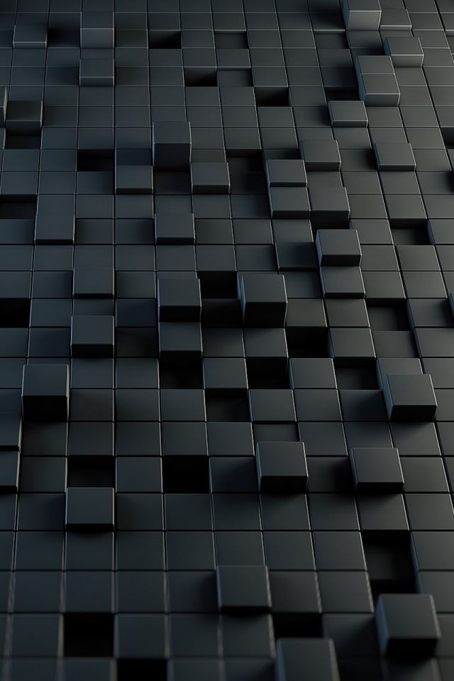 640x960 Cubes 3D - cubes iPhone 4s Wallpaper