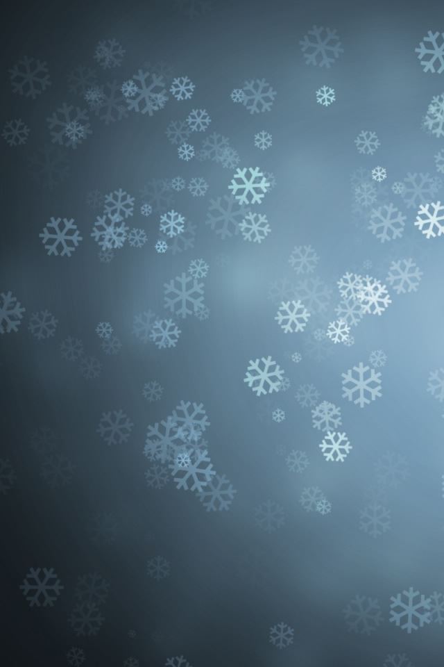 Snowflakes Background iPhone 4s wallpaper 