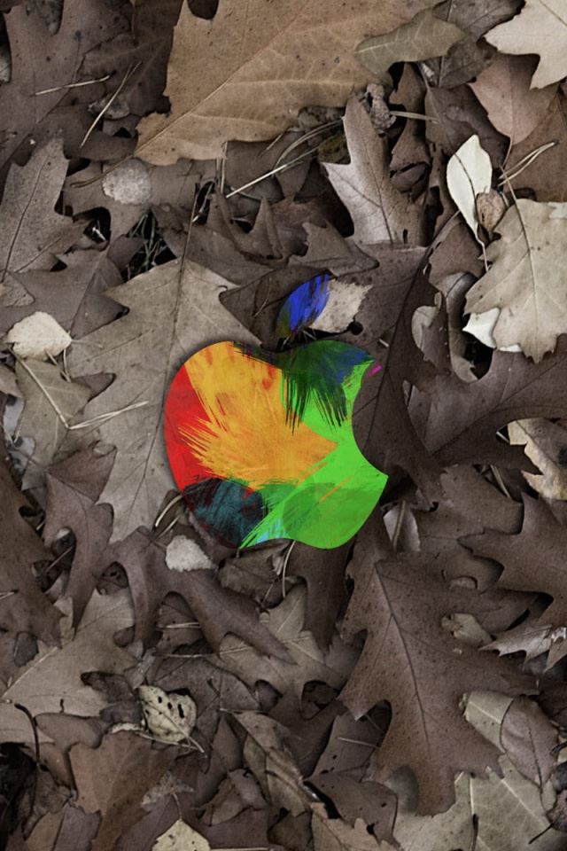 640x960 Apple Art Logo - apple iPhone 4s Wallpaper