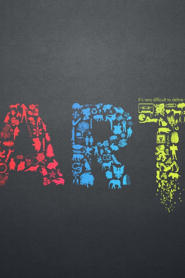640x960 Define Art - letter iPhone 4s Wallpaper