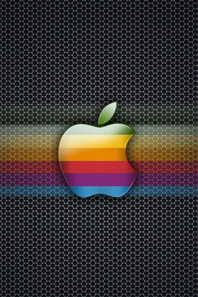 HD wallpaper: Rainbow Apple | Wallpaper Flare