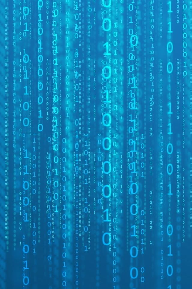 640x960 Matrix Binary - one iPhone 4s Wallpaper