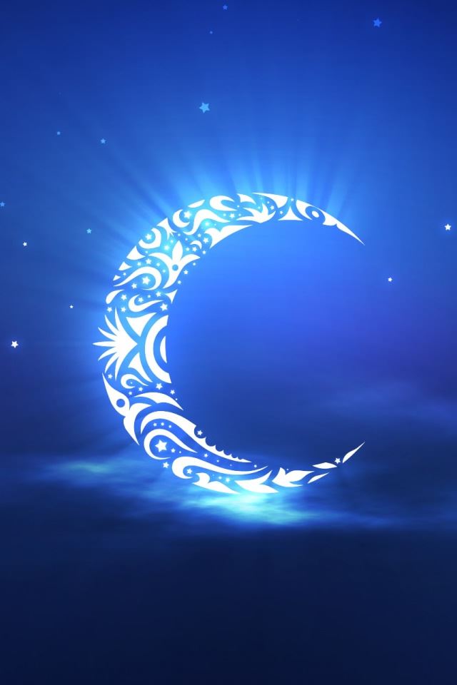 640x960 Holy Ramadan Moon - moon iPhone 4s Wallpaper