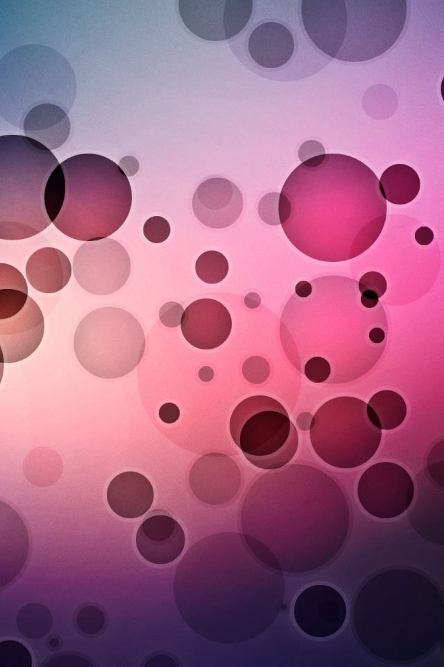 640x960 Bubbles - purple iPhone 4s Wallpaper