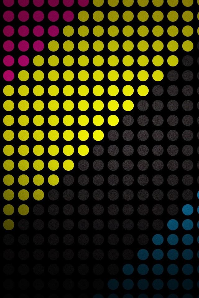 640x960 Dark Designer - circle iPhone 4s Wallpaper