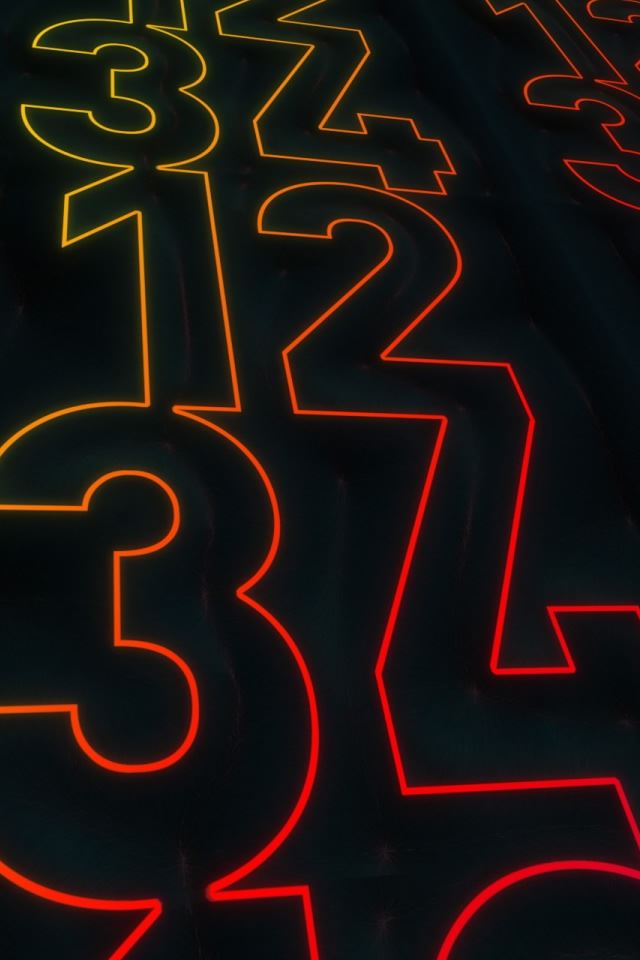 640x960 Number Slight - figure iPhone 4s Wallpaper