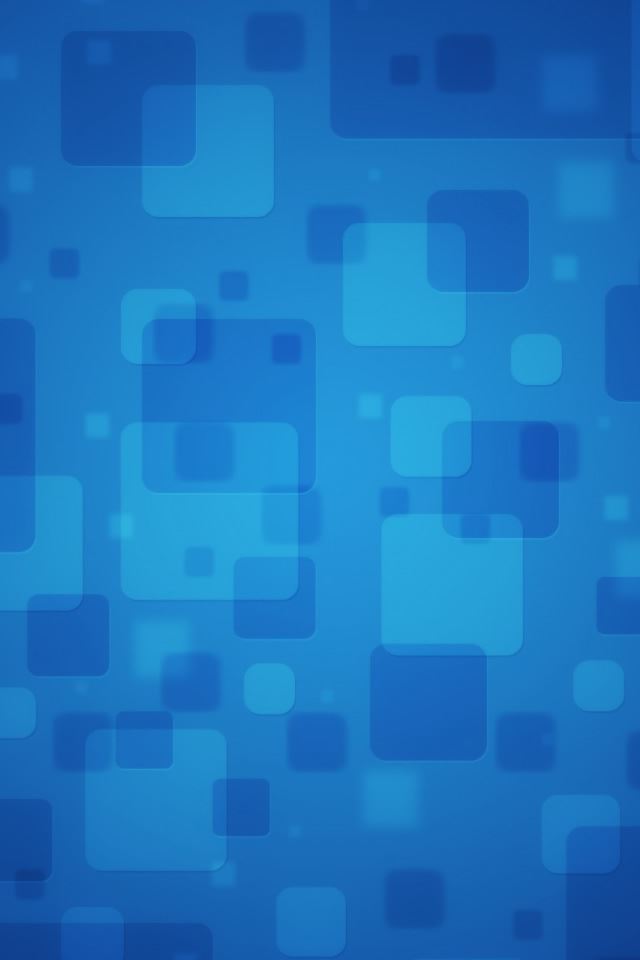 640x960 Blue Squares - background iPhone 4s Wallpaper