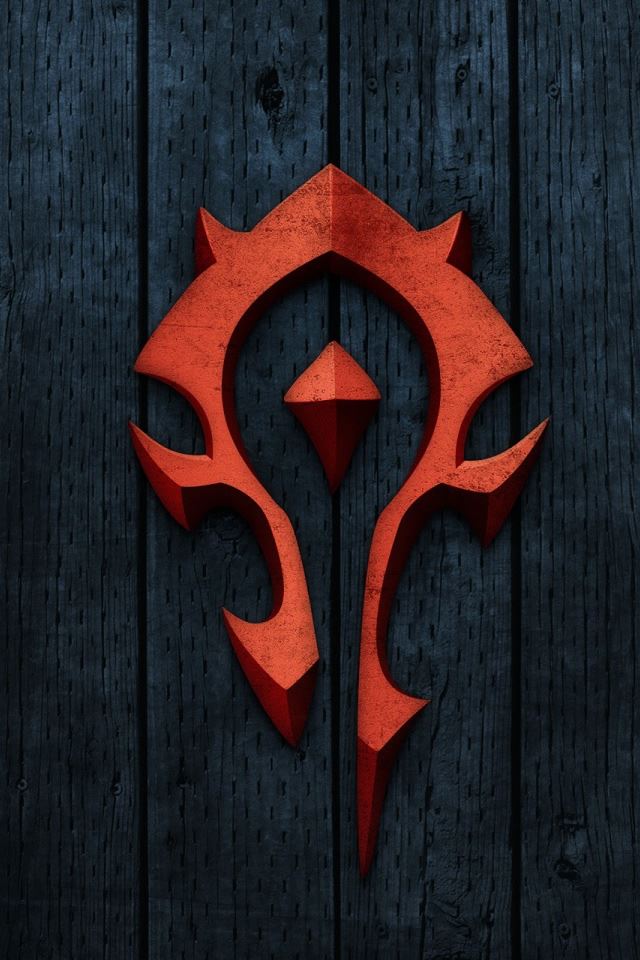 640x960 Horde Battle Standard - logo iPhone 4s Wallpaper