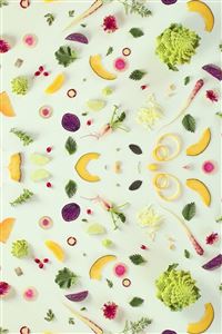 Delicious food background wallpaper