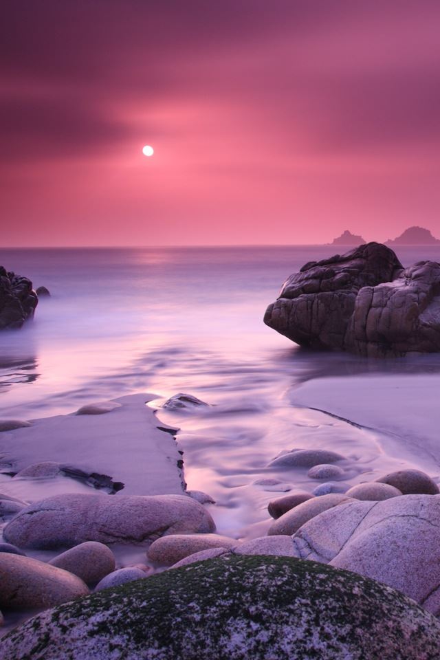 640x960 Seaside Sunrise - seaside iPhone 4s Wallpaper