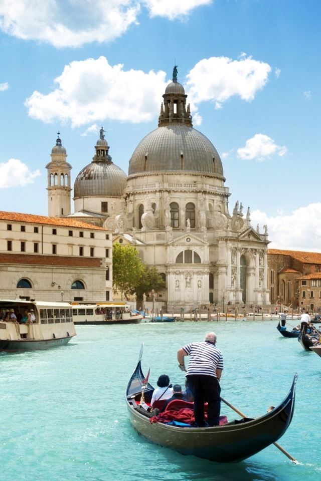 640x960 Cathedral Of Santa Maria Della Salute - house iPhone 4s Wallpaper