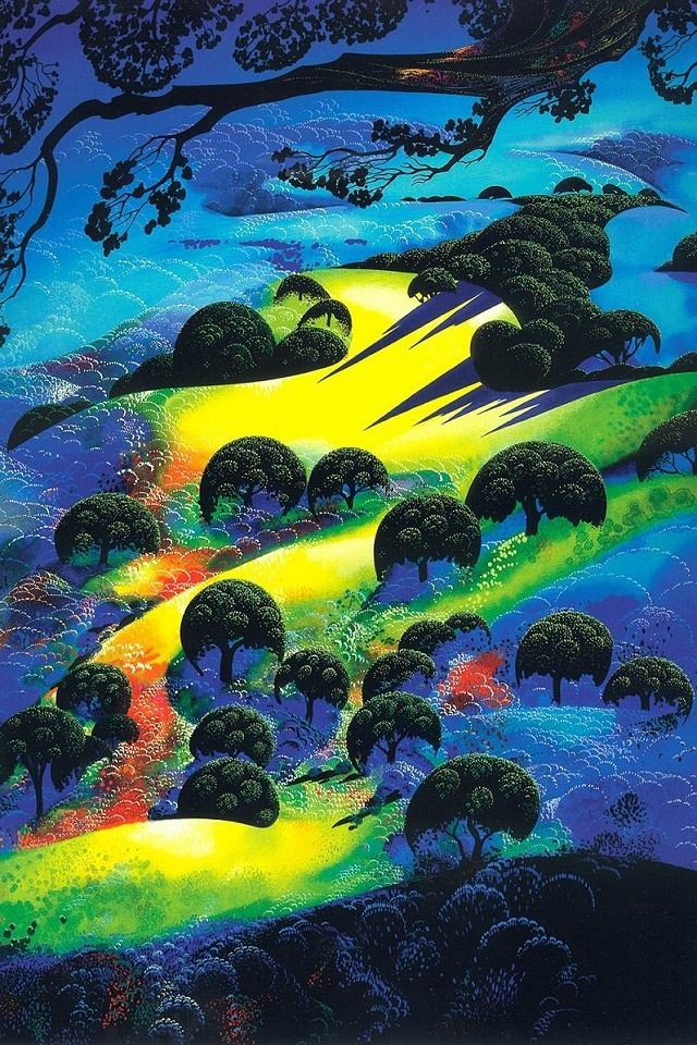 640x960 Digital paintings - jungle iPhone 4s Wallpaper