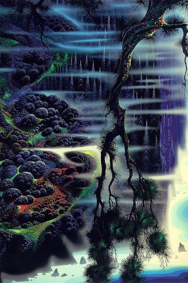 640x960 Digital paintings - jungle iPhone 4s Wallpaper