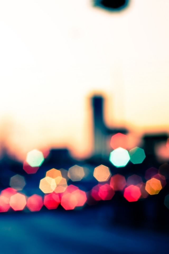 640x960 City Bokeh Lights - city iPhone 4s Wallpaper