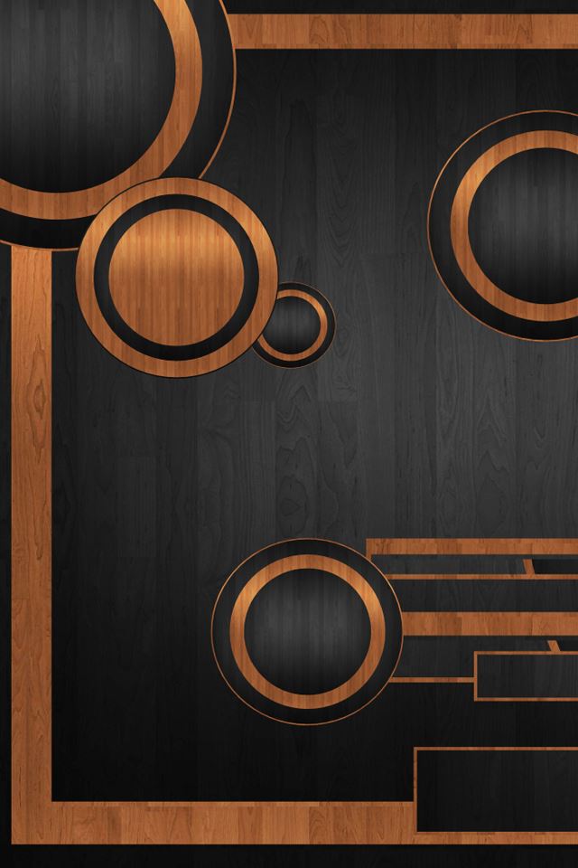 640x960 Circles and squares on wood texture - squares iPhone 4s Wallpaper