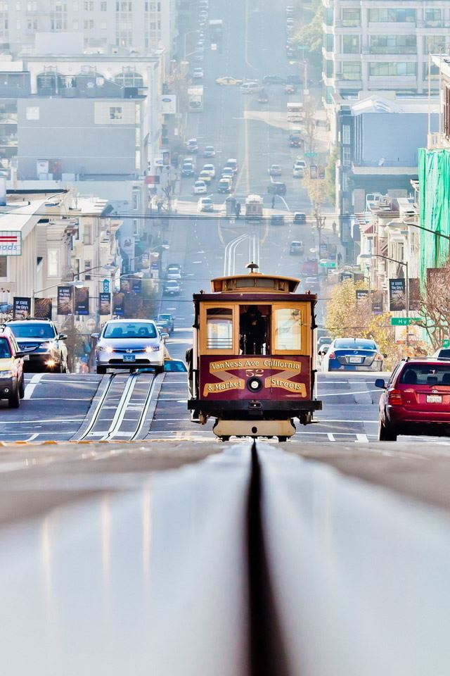 640x960 Lombard Street San Francisco - san iPhone 4s Wallpaper