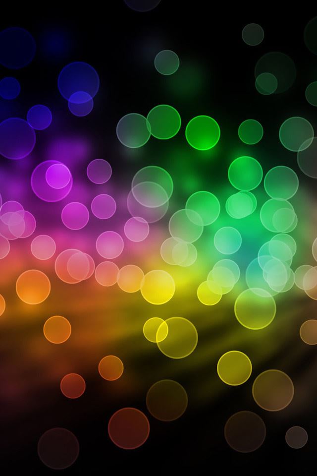 640x960 Circles 1 - colorful iPhone 4s Wallpaper