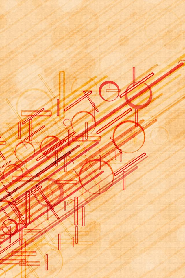 640x960 Lines and Circles -  iPhone 4s Wallpaper