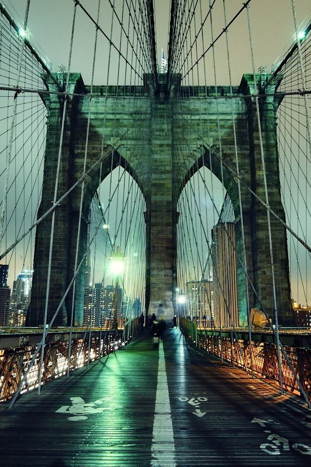 640x960 Brooklyn Bridge - bridge iPhone 4s Wallpaper
