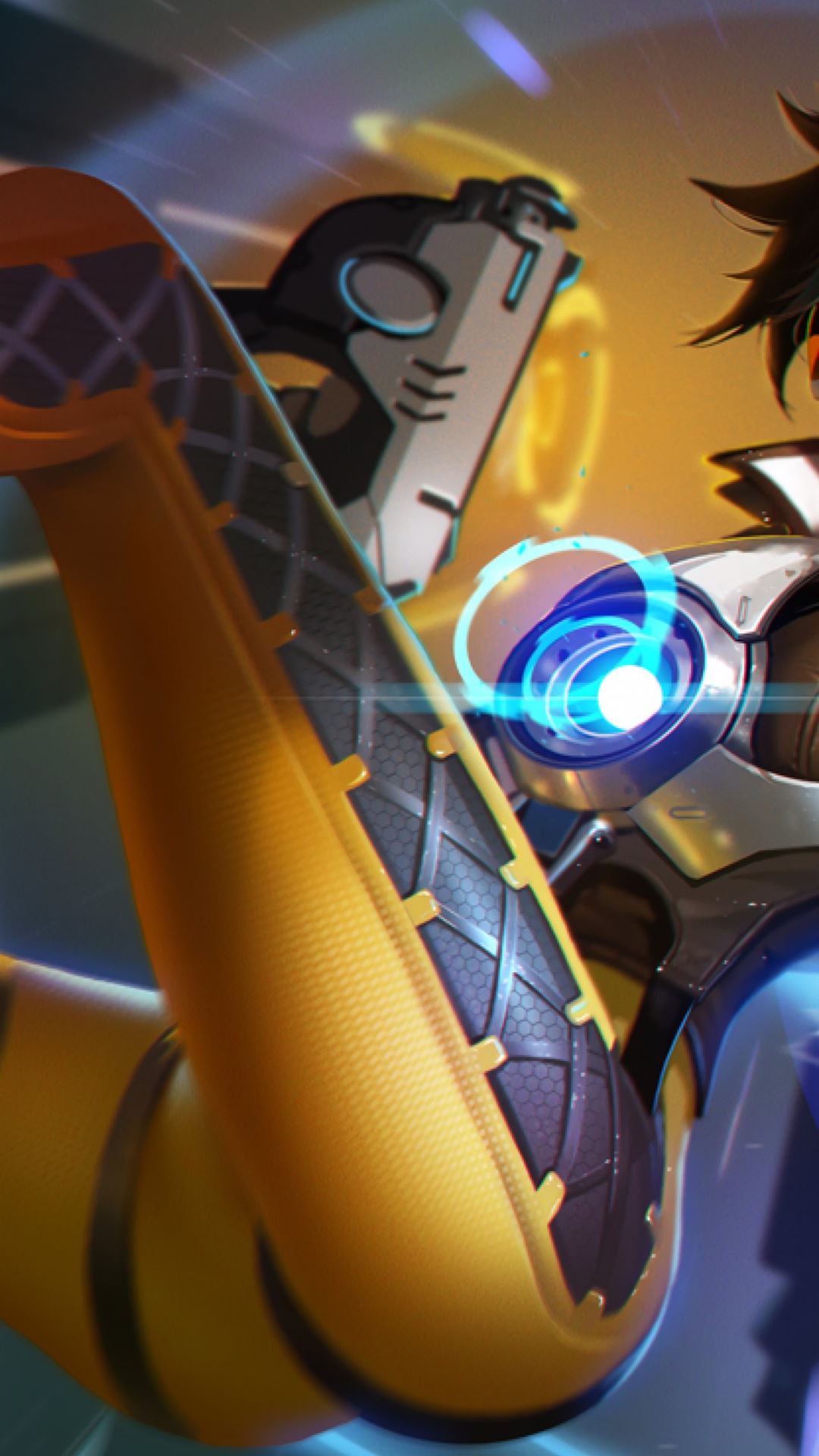 horiishi horuto overwatch tracer bodysuit gun wallpaper, #394177