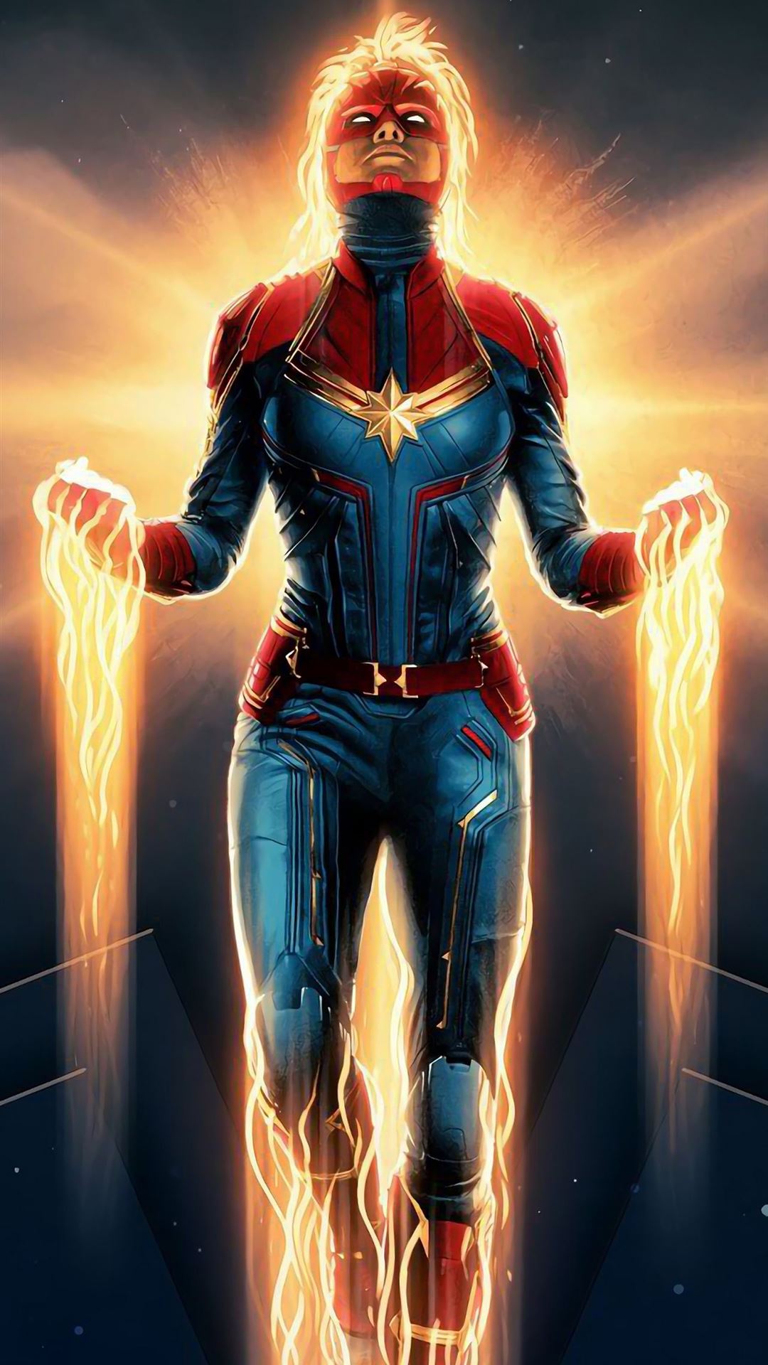 Captain Marvel Movie 4K iPhone Wallpapers Free Download