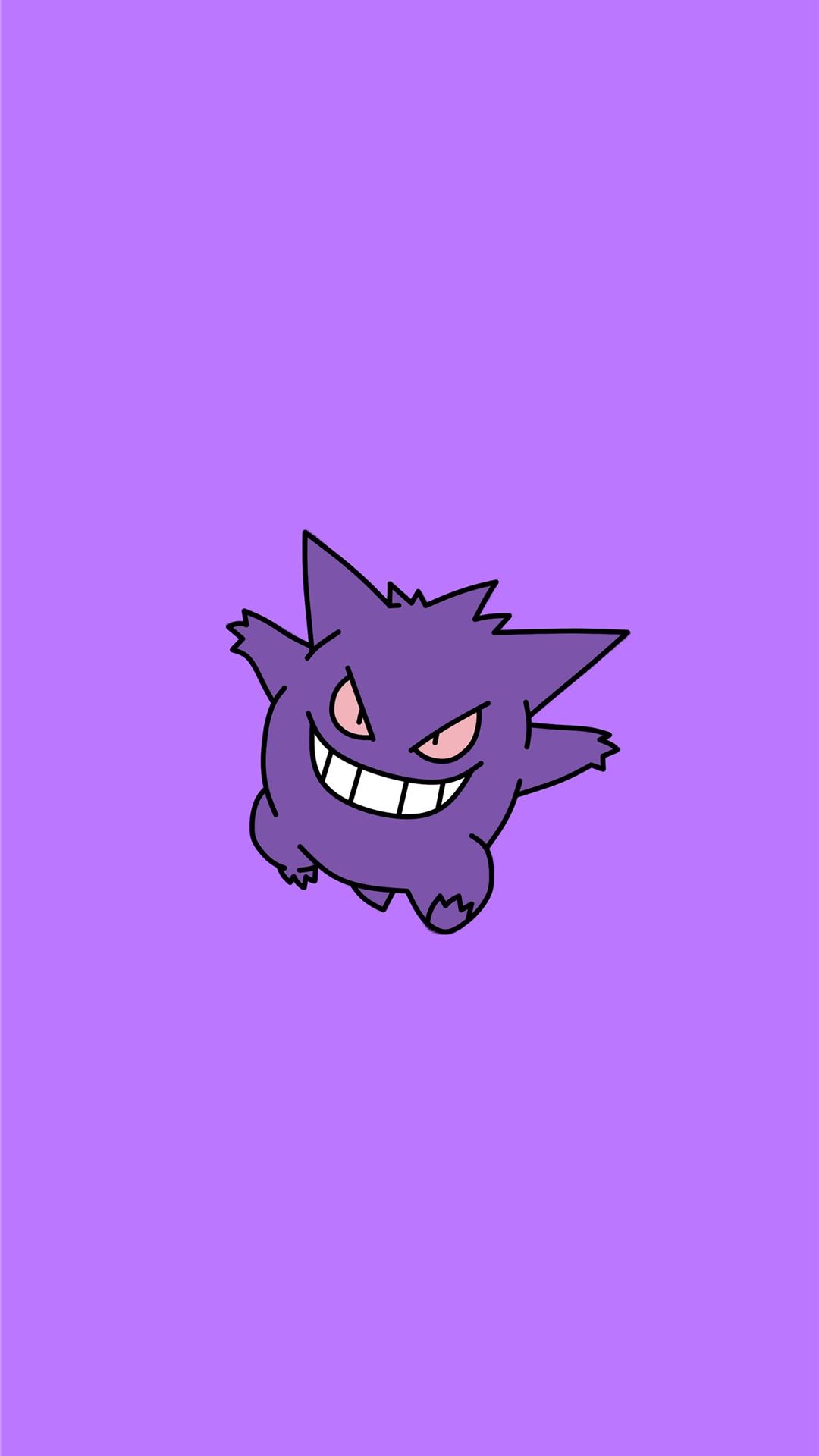 438701 purple background black background anime Gengar red eyes  Pokémon  Rare Gallery HD Wallpapers